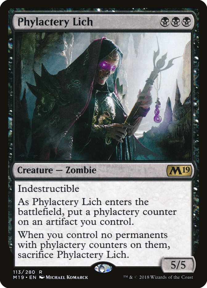 Phylactery Lich - (Foil): Core Set 2019