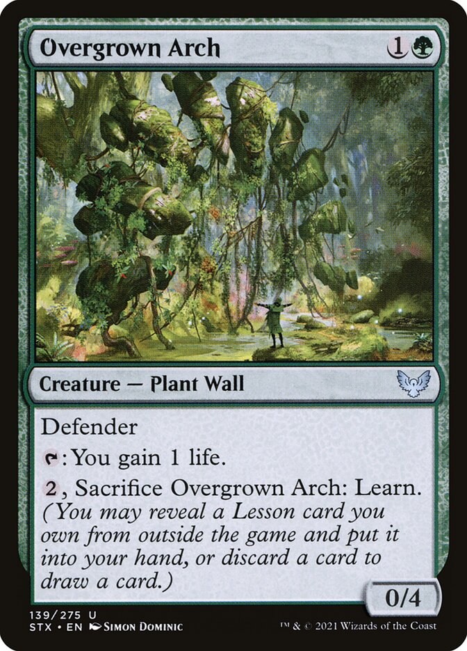 Overgrown Arch - (Foil): Strixhaven: School of Mages