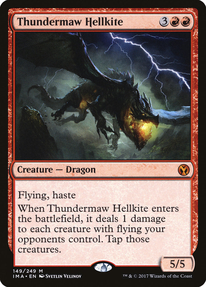 Thundermaw Hellkite - (Foil): Iconic Masters
