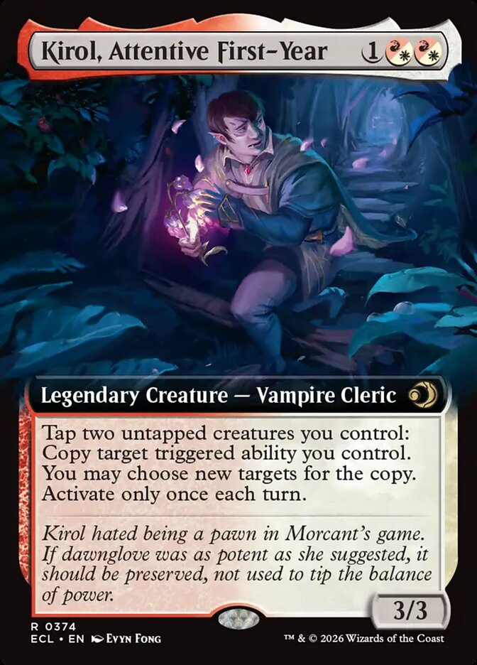 Kirol, Attentive First-Year - (Foil): Lorwyn Eclipsed
