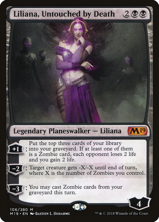 Liliana, Untouched by Death: Core Set 2019