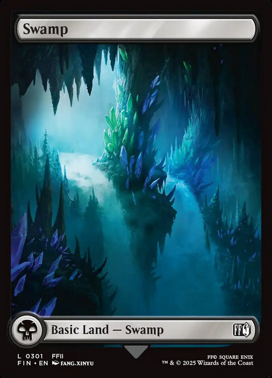 Swamp (#301) (Full Art) - (Foil): Final Fantasy