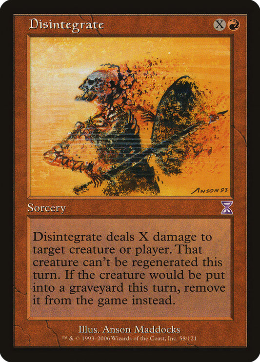 Disintegrate - (Foil): Time Spiral Timeshifted