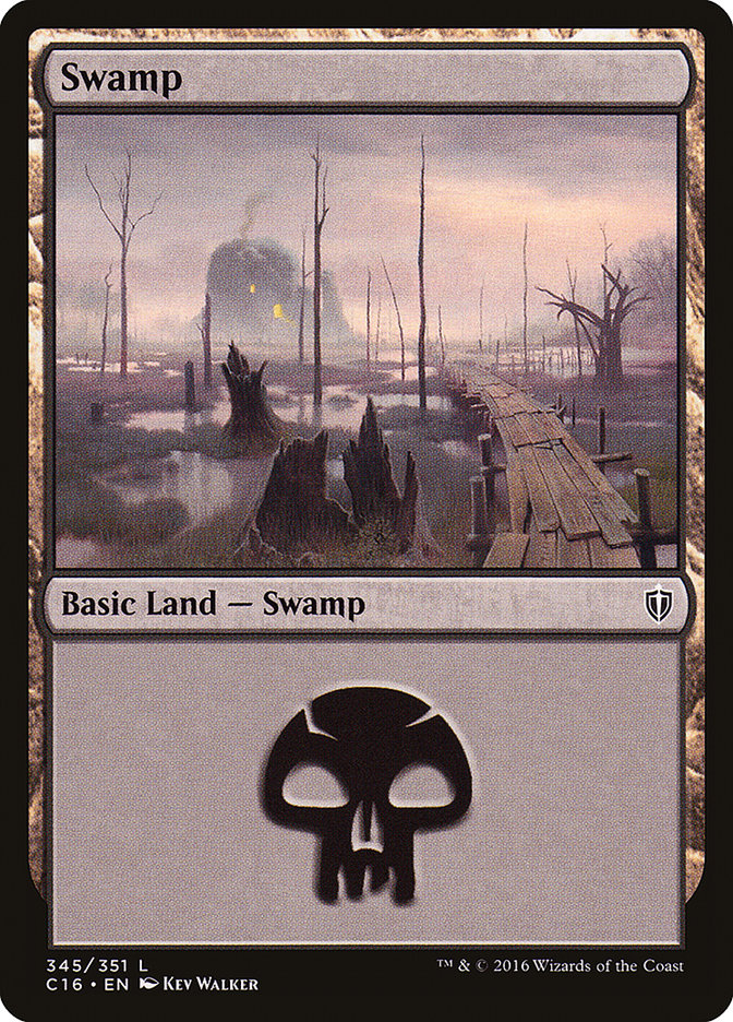 Swamp (#345): Commander 2016