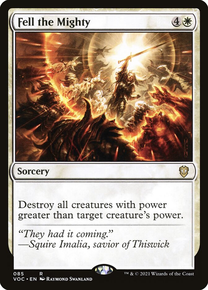 Fell the Mighty: Crimson Vow Commander