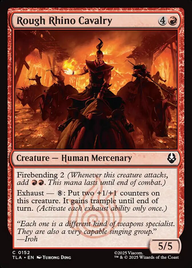 Rough Rhino Cavalry - (Foil): Avatar: The Last Airbender