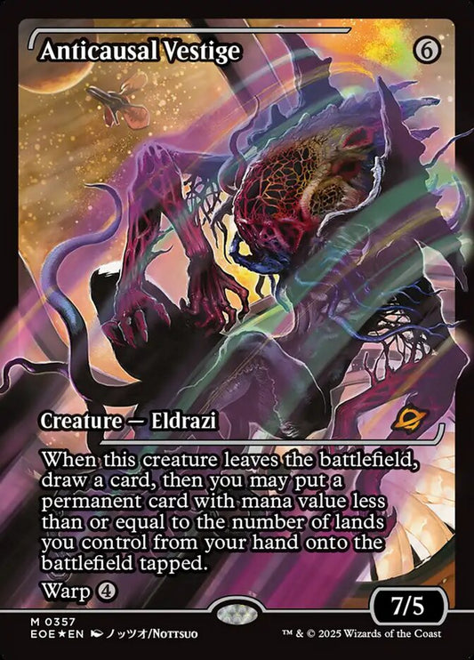 Anticausal Vestige (#357) (Showcase) - (Foil): Edge of Eternities