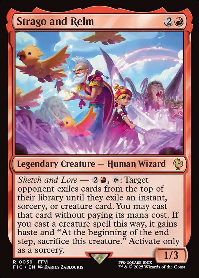 Strago and Relm: Final Fantasy Commander