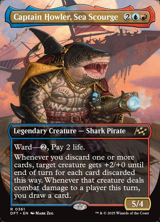 Captain Howler, Sea Scourge (Borderless): Aetherdrift