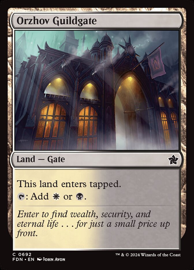 Orzhov Guildgate: Foundations