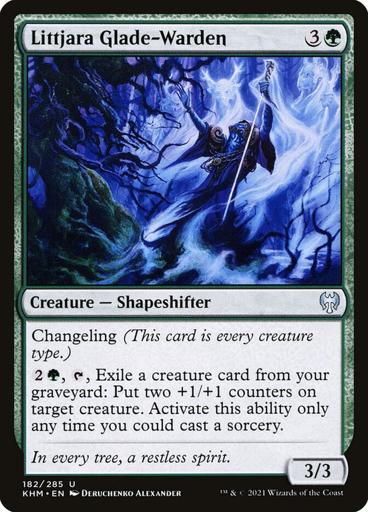 Littjara Glade-Warden - (Foil): Kaldheim