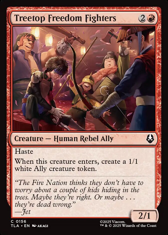 Treetop Freedom Fighters - (Foil): Avatar: The Last Airbender