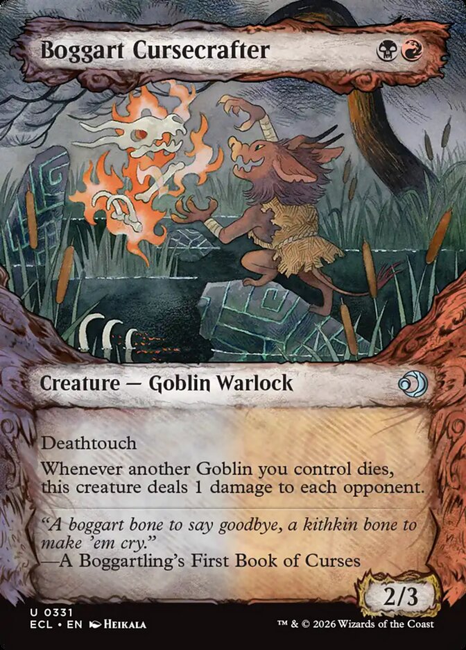 Boggart Cursecrafter - (Foil): Lorwyn Eclipsed