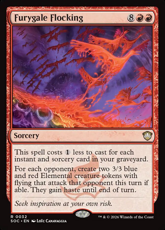 Furygale Flocking: Secrets of Strixhaven Commander