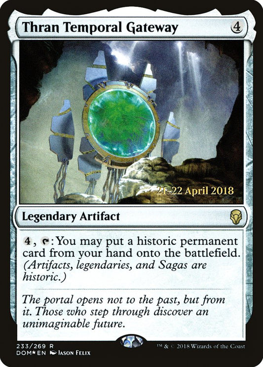 Thran Temporal Gateway (Prerelease) (Dominaria) - (Foil): Dominaria Promos