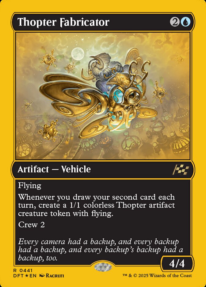 Thopter Fabricator (First Place Foil) - (Foil): Aetherdrift
