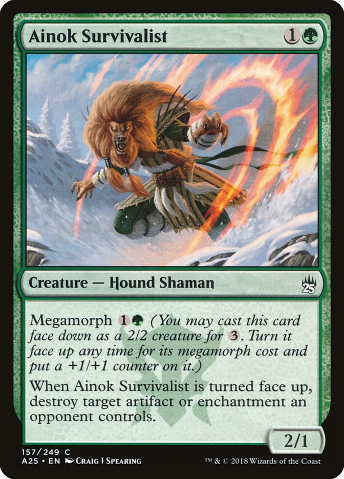 Ainok Survivalist - (Foil): Masters 25
