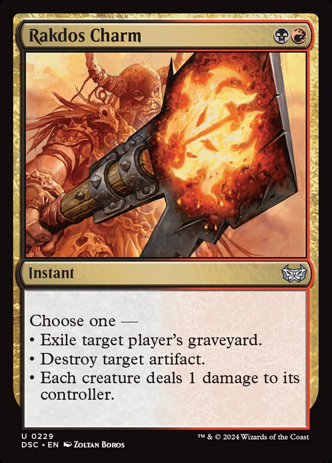 Rakdos Charm: Duskmourn: House of Horror Commander