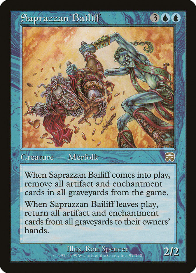Saprazzan Bailiff - (Foil): Mercadian Masques