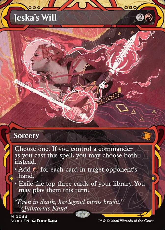 Jeska's Will - (Foil): Secrets of Strixhaven Mystical Archive