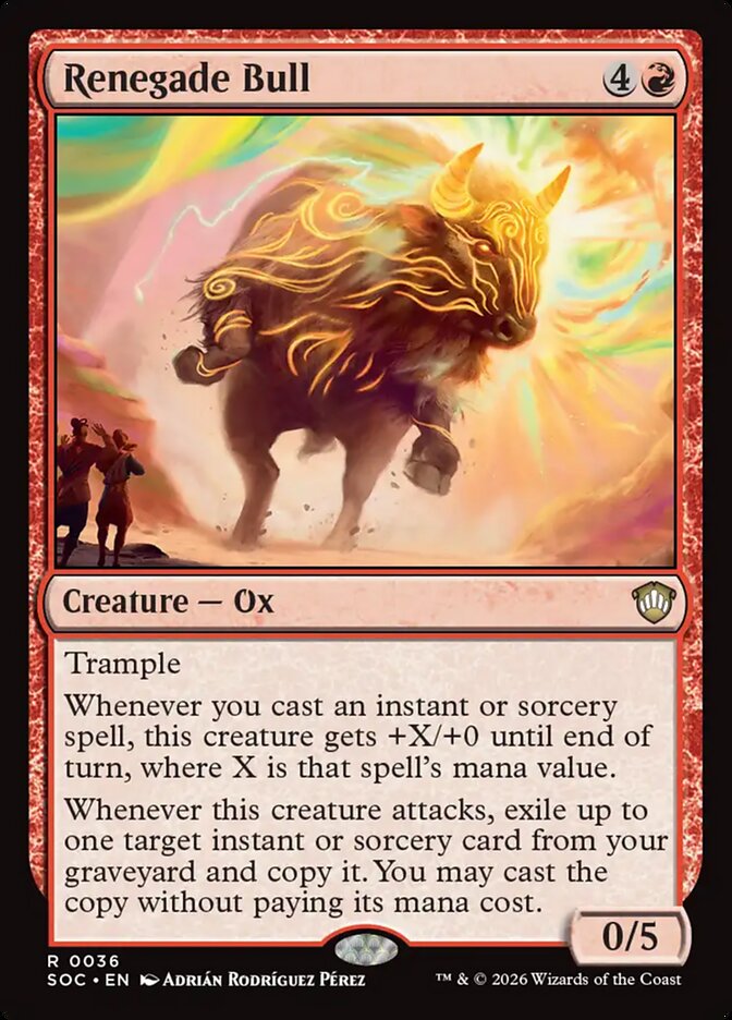 Renegade Bull: Secrets of Strixhaven Commander