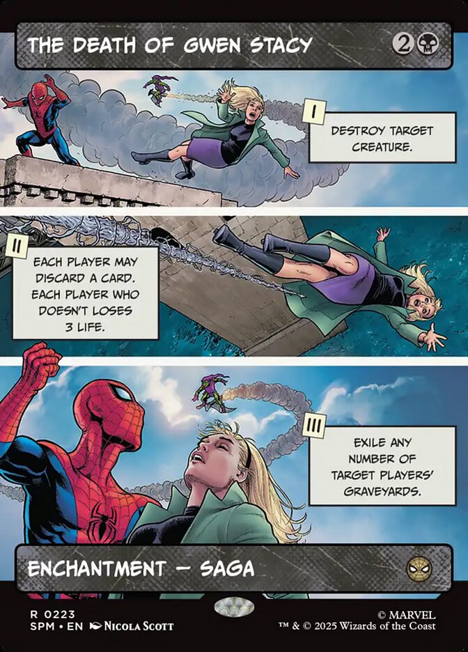The Death of Gwen Stacy (Showcase) - (Foil): Marvel's Spider-Man