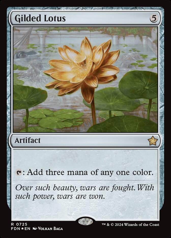 Gilded Lotus - (Foil): Foundations