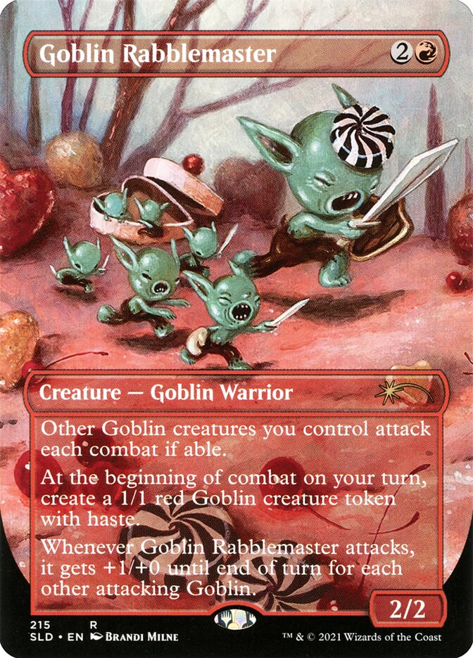 Goblin Rabblemaster (Secret Lair) (Borderless)
