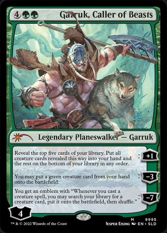 Garruk, Caller of Beasts (Secret Lair) (Left-Handed): Secret Lair Drop