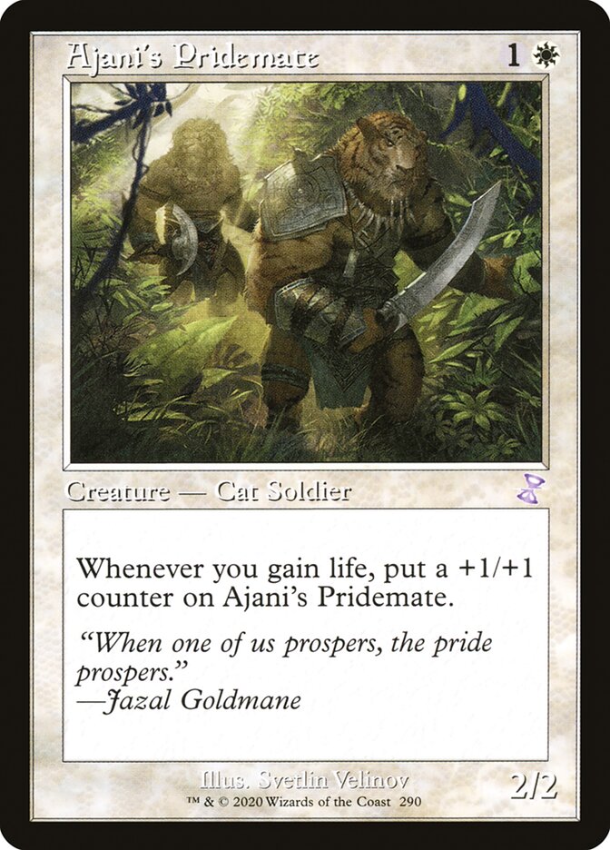Ajani's Pridemate (Retro Frame) - (Foil): Time Spiral Remastered