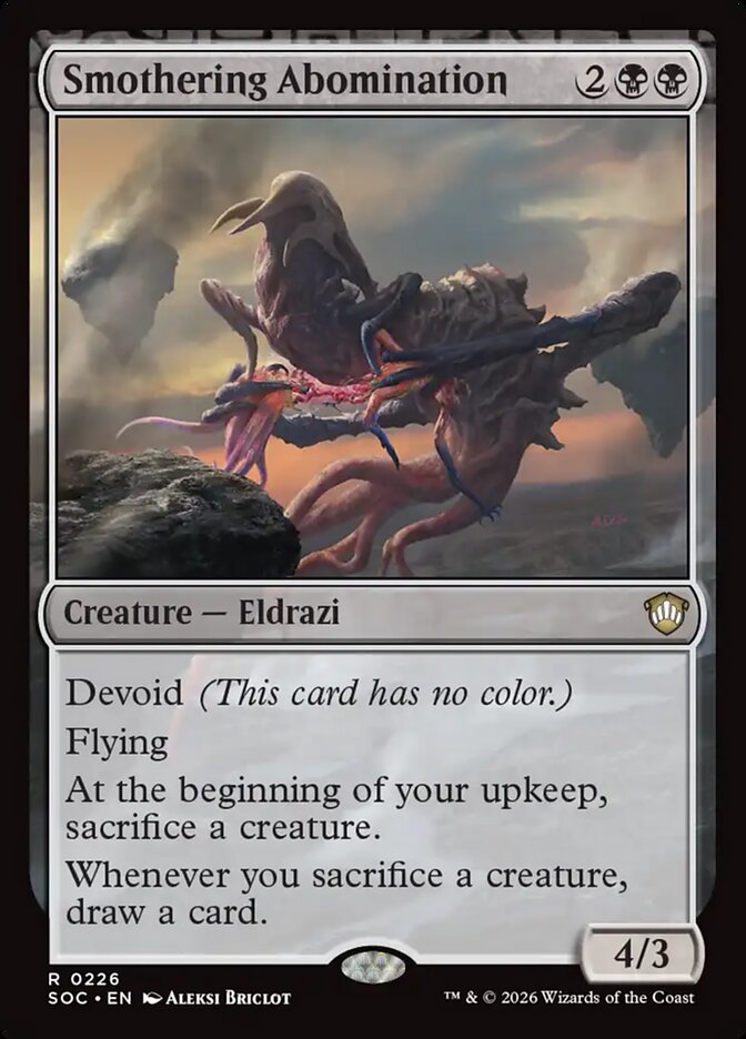 Smothering Abomination: Secrets of Strixhaven Commander
