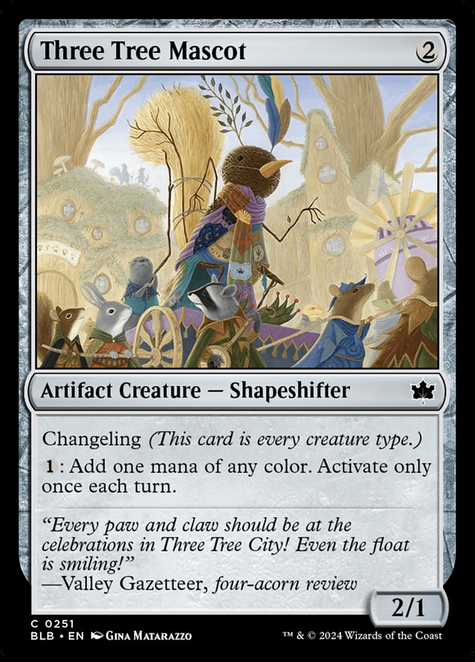 Three Tree Mascot - (Foil): Bloomburrow