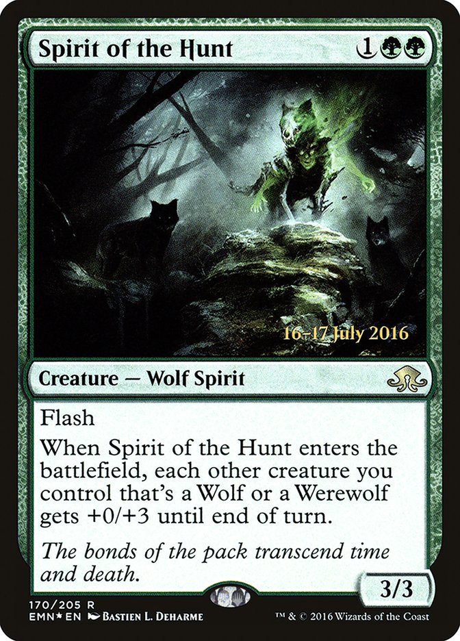 Spirit of the Hunt (Prerelease) (Eldritch Moon) - (Foil): Eldritch Moon Promos