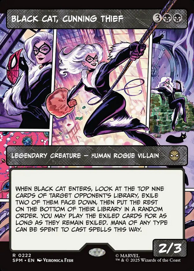 Black Cat, Cunning Thief (Showcase) - (Foil): Marvel's Spider-Man