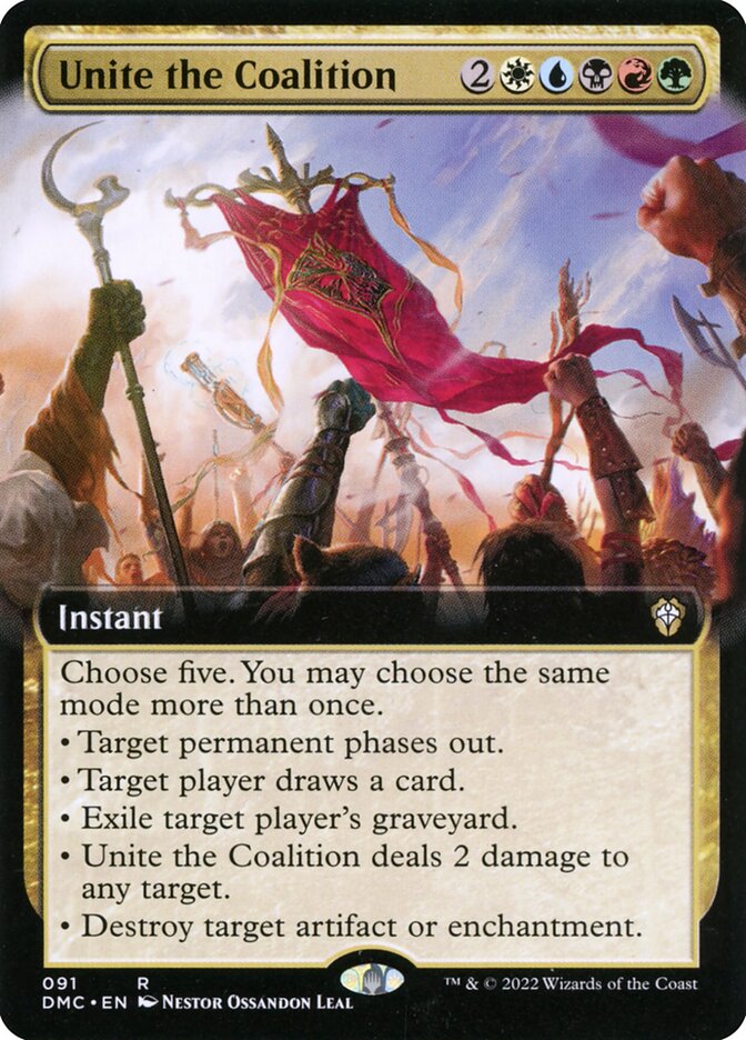 Unite the Coalition (Extended Art): Dominaria United Commander
