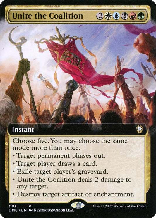 Unite the Coalition (Extended Art): Dominaria United Commander