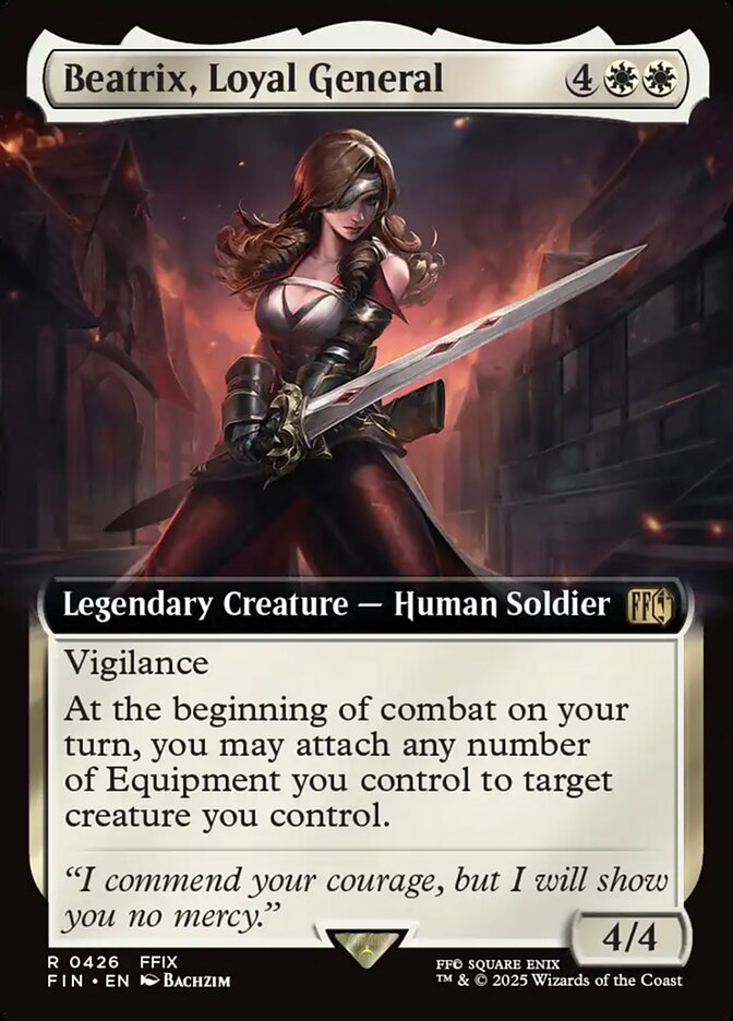 Beatrix, Loyal General (Extended Art): Final Fantasy
