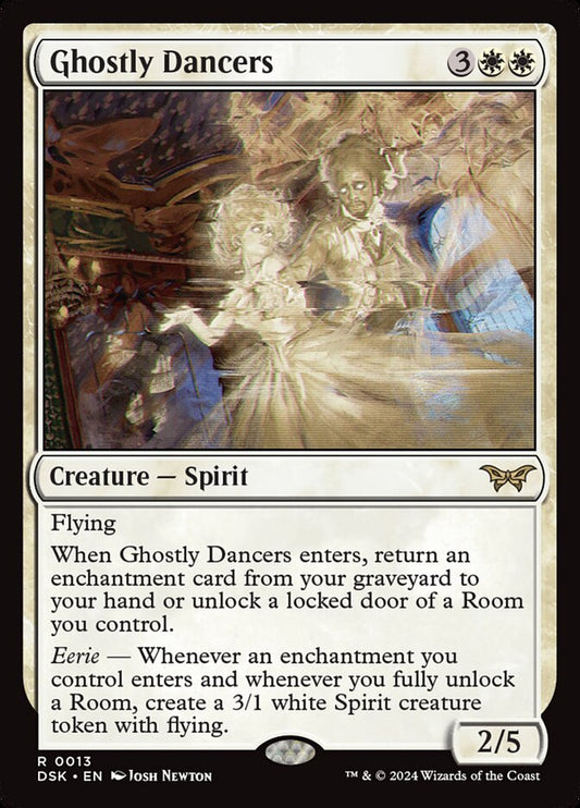 Ghostly Dancers - (Foil): Duskmourn: House of Horror