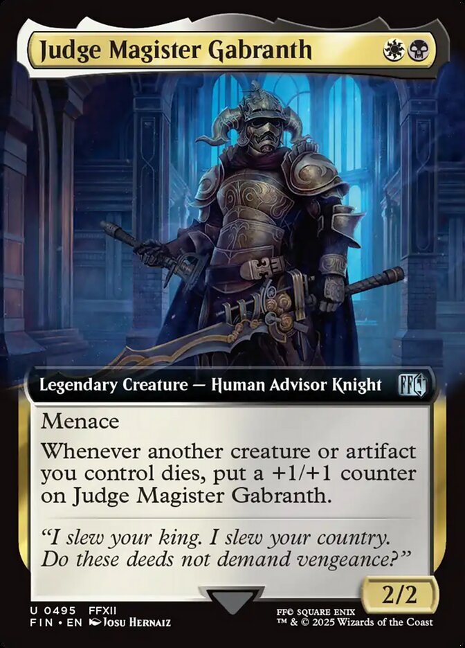 Judge Magister Gabranth - (Foil): Final Fantasy