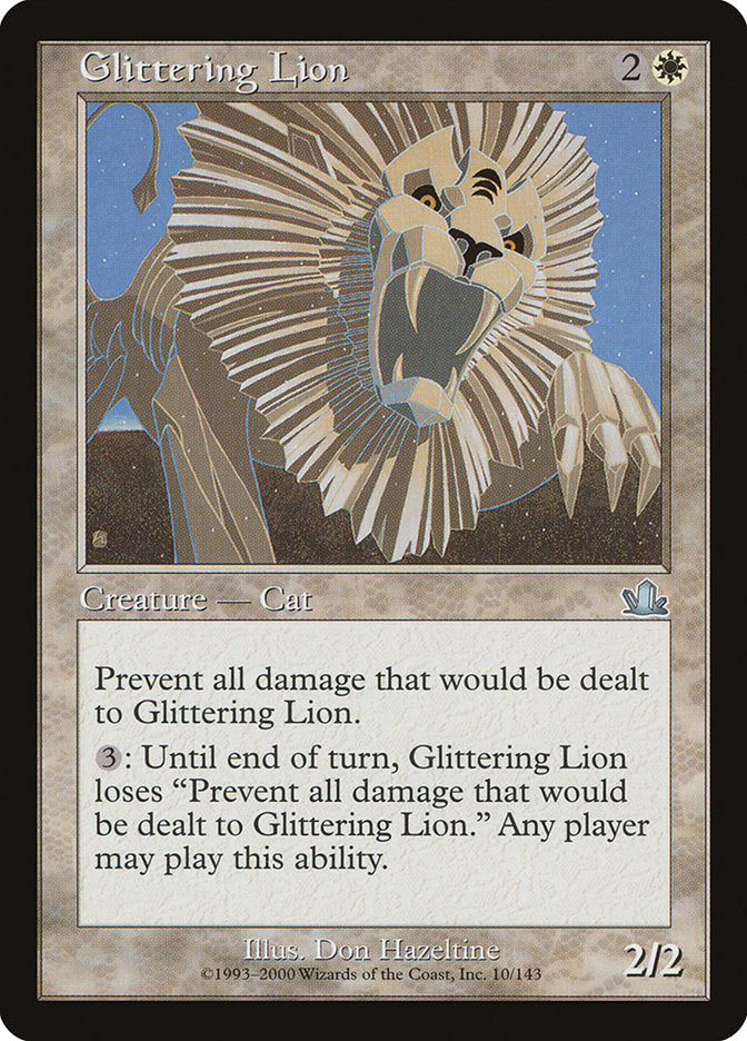 Glittering Lion - (Foil): Prophecy
