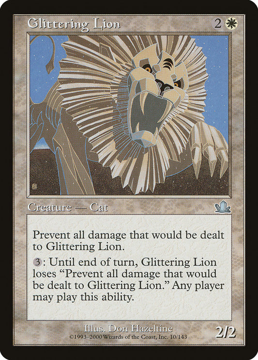 Glittering Lion - (Foil): Prophecy
