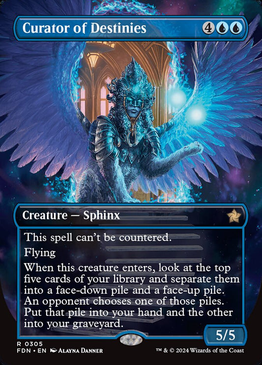 Curator of Destinies (Borderless) - (Foil): Foundations