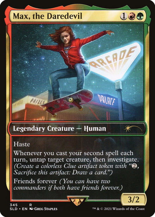 Max, the Daredevil (Stranger Things) (Secret Lair) (Full Art) - (Foil): Secret Lair Drop