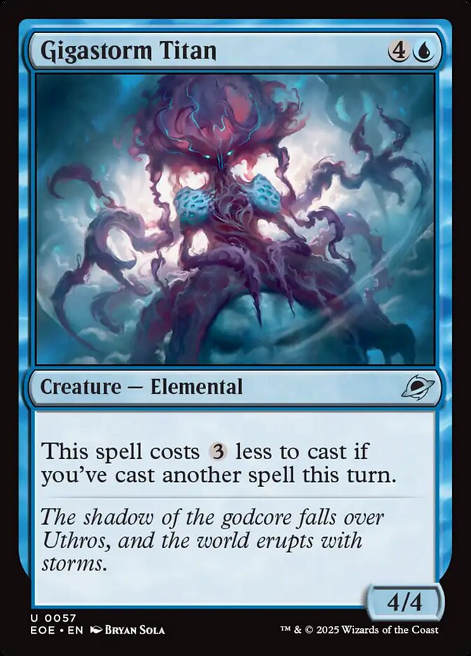 Gigastorm Titan - (Foil): Edge of Eternities