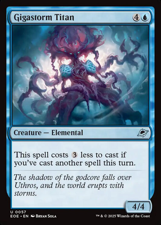 Gigastorm Titan - (Foil): Edge of Eternities