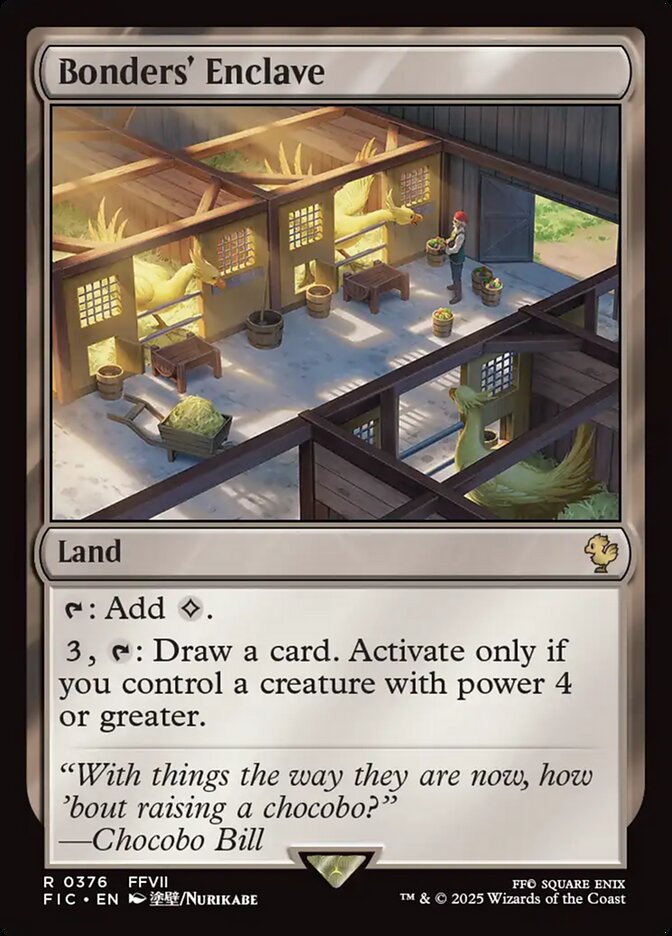 Bonders' Enclave (Surge Foil) - (Foil): Final Fantasy Commander
