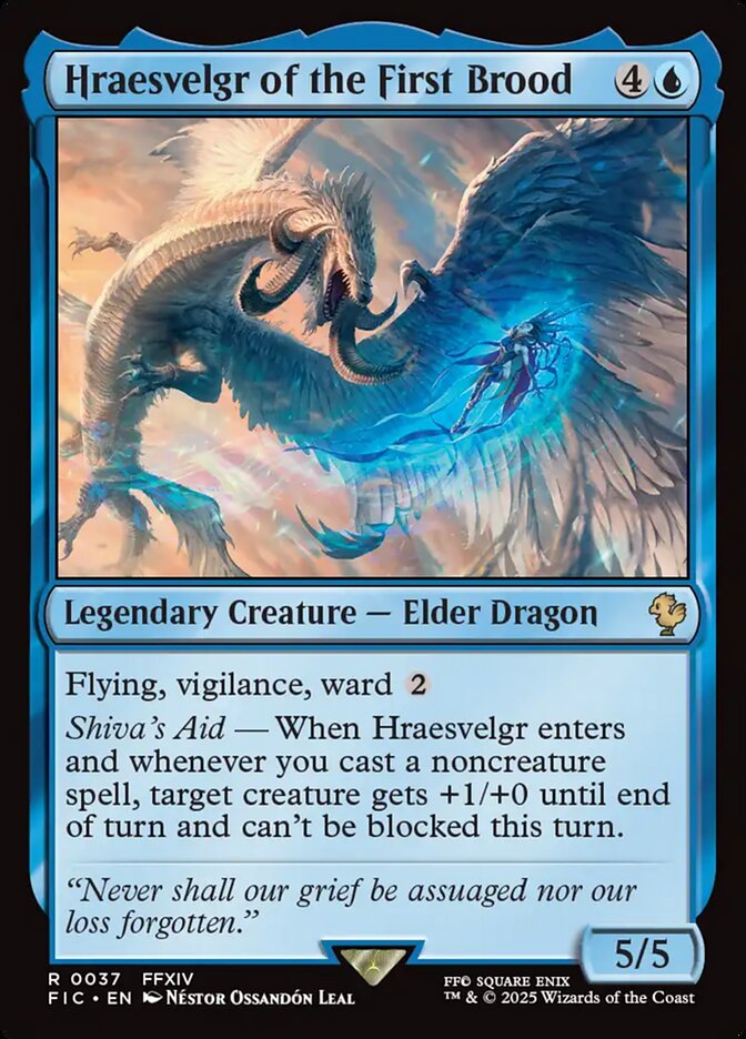 Hraesvelgr of the First Brood: Final Fantasy Commander