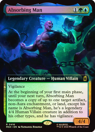 Absorbing Man (Extended Art) (#416) - (Foil): Marvel Super Heroes