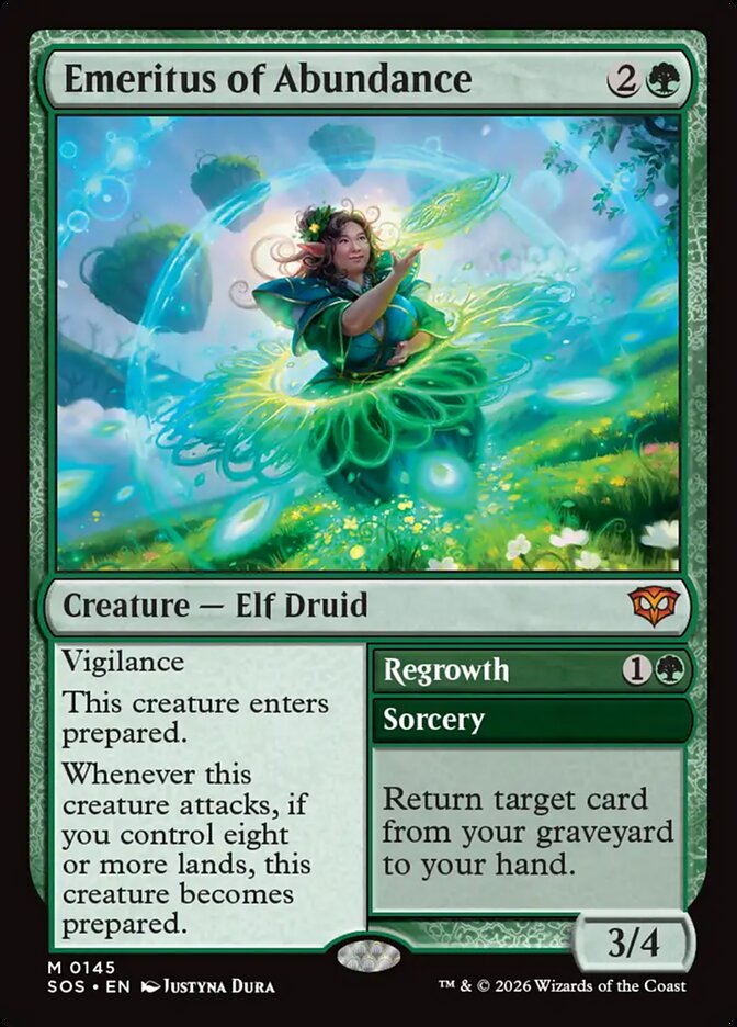 Emeritus of Abundance // Regrowth: Secrets of Strixhaven