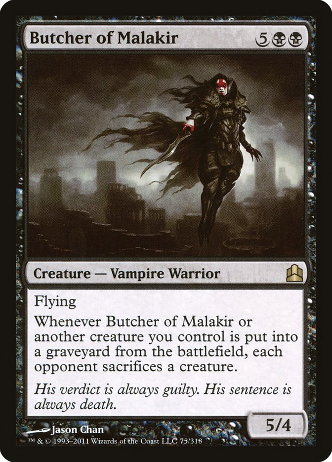 Butcher of Malakir: Commander 2011